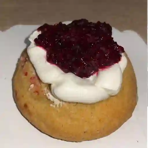 Galleta cheescake de mora