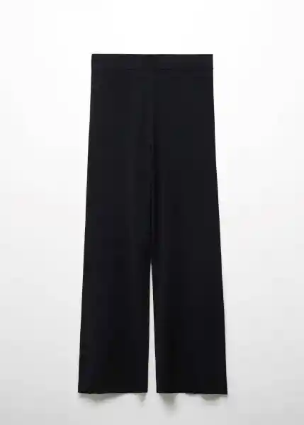 Pantalón Vieira Negro Talla L Mujer Mango