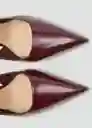 Zapatos Rima Burdeos Talla 36 Mujer Mango