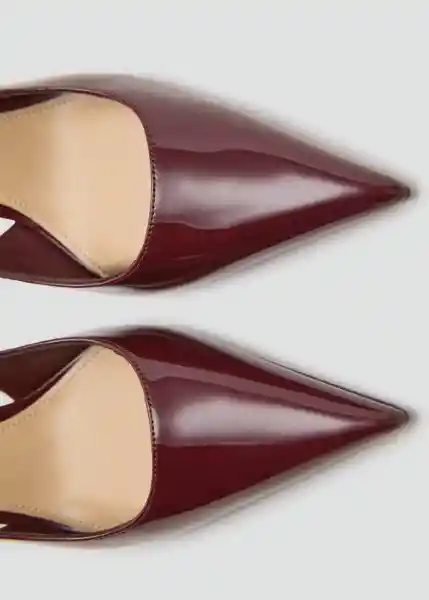 Zapatos Rima Burdeos Talla 36 Mujer Mango