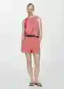 Top Bosco-H Rosa Pastel Talla XS Mujer Mango