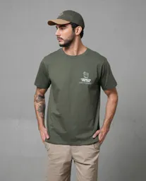 Camiseta Hombre Verde XL 103G000_VER190510 Rifle