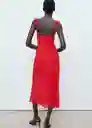 Vestido Kim Rojo Talla M Mujer Mango