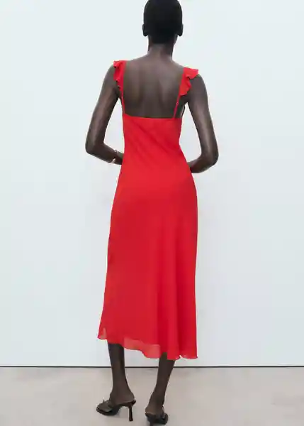 Vestido Kim Rojo Talla M Mujer Mango