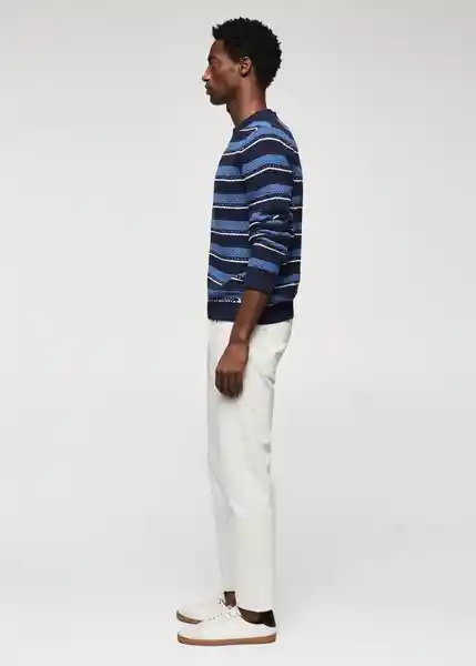 Saco Jersey Recy Índigo Talla XXL Hombre Mango