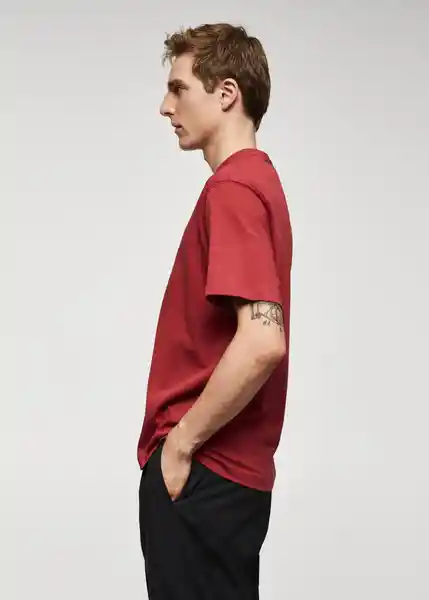 Camiseta Anouky-H Rojo Talla XS Hombre Mango