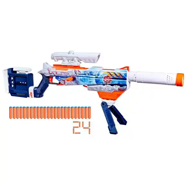 Nerf Juguete Lanzador Loadout Artic Zerostriker 24 Dardos