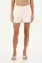 Short Nómada Blanco Talla 02 M