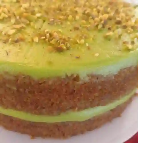 Porción Torta Zanahoria y Pistacho