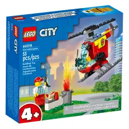 Lego Set de Construcción Helicóptero de Bomberos