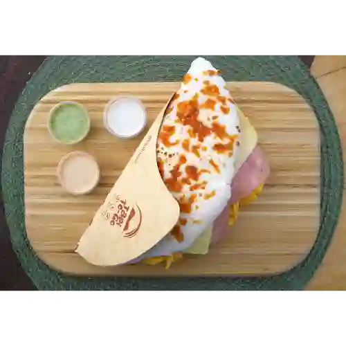 Tapi Huevo con Jamón y Queso
