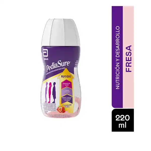 Complemento Nutricional Pediasure Peptigro Fresa Líquido