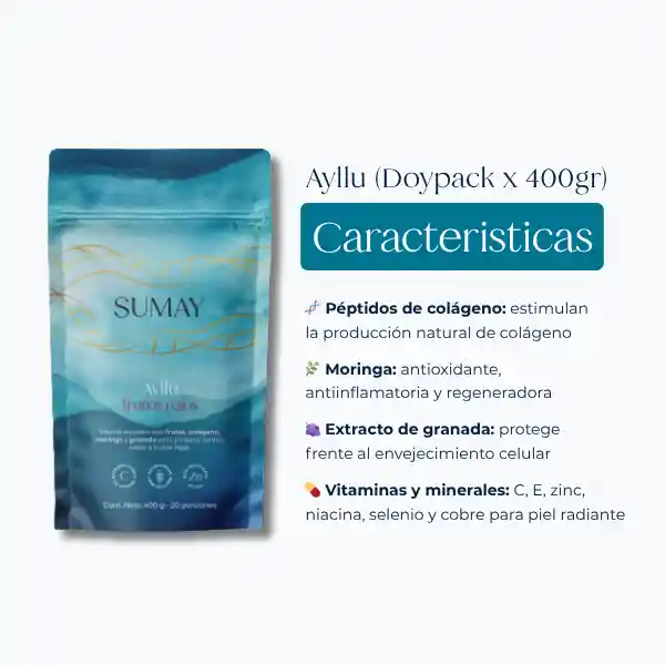 Sumay Mezcla en Polvo Ayllu Frutos Rojos