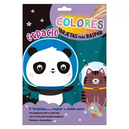 Colores Tarjetas Para Raspar Espacio