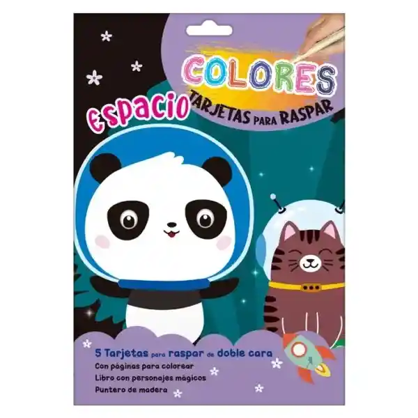 Colores Tarjetas Para Raspar Espacio