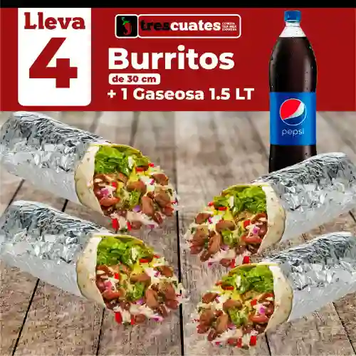 Combo Burrito X4