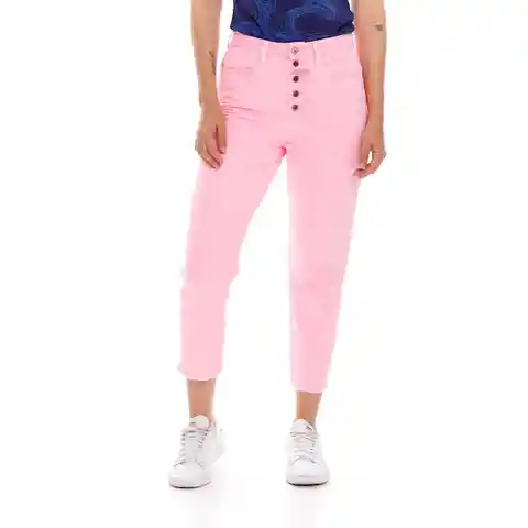 Marithe Francois Girbaud Jean Sammy Baggy Mujer Rosa Talla 6