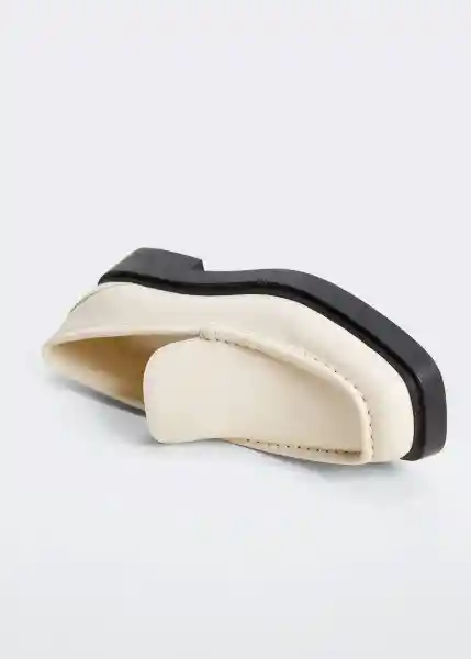 Zapato Pam Blanco Talla 35 Mujer Mango