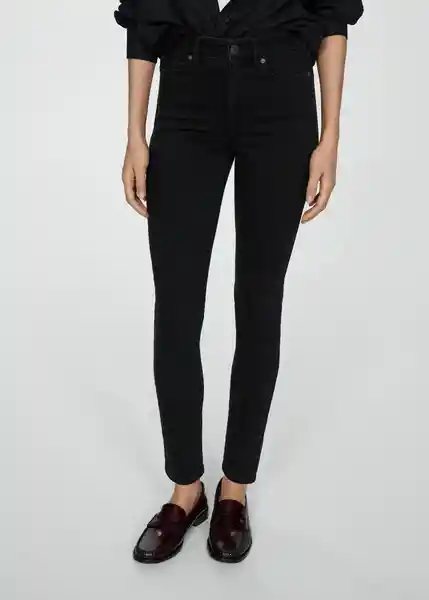 Jean Carla Tejano Negro Talla 36 Mujer Mango