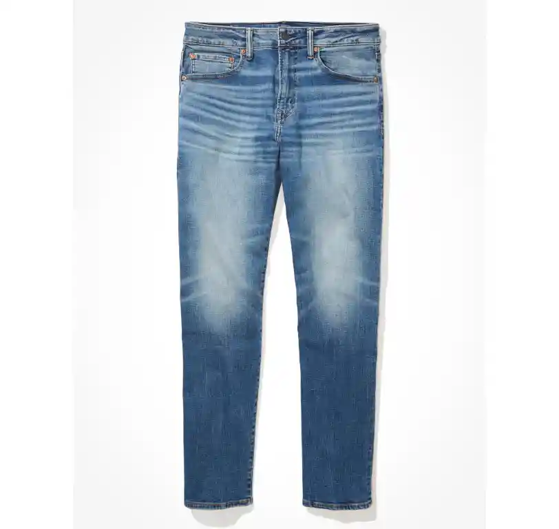 Jean Straight Hombre Azul Talla 38 x 32 American Eagle