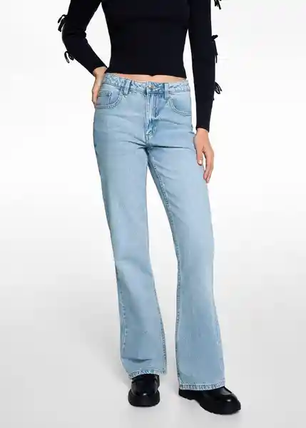 Jean Longflar Tejano Medio Talla 19 Niñas Mango