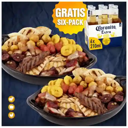 Promo X4 Gratis Six Pack Coronita