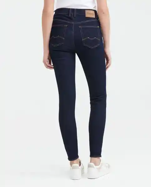 Jean Super High Rise-High Mujer Azul Clásico Oscuro 5 Chevignon