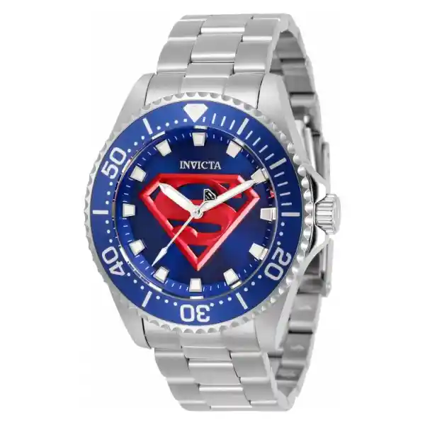 Reloj DC Comics Hombre Plateado INV32380 Invicta