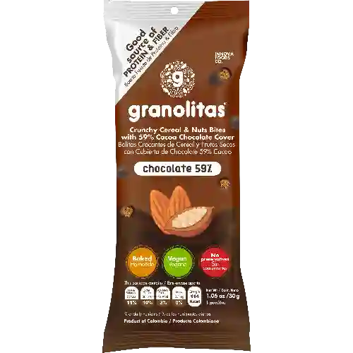 Granolitas de Cacao 59% 30 gr