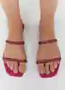 Sandalias Funky Rosa Talla 39 Mujer Mango