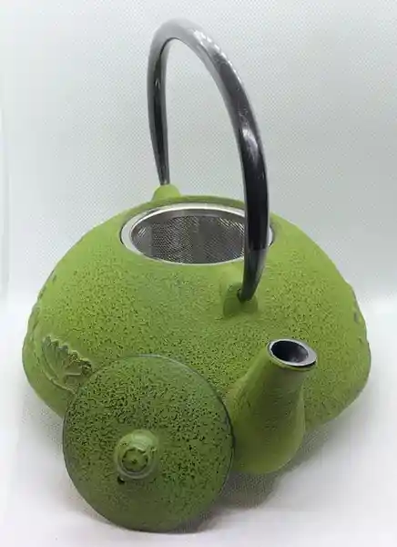 Tetera de Hierro Para 1 Taza Color Verde