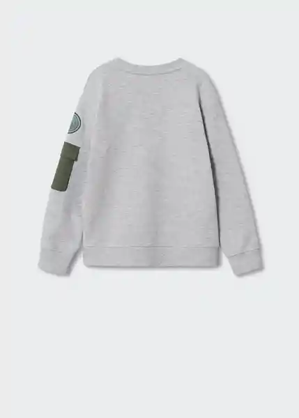 Sudadera Sierra Gris Medio Vigore Talla 08 Niños Mango