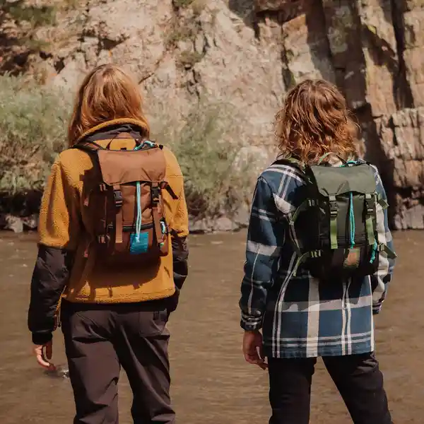 Topo Designs Mochila de Aventura Rover Navy/Mustard 10 L