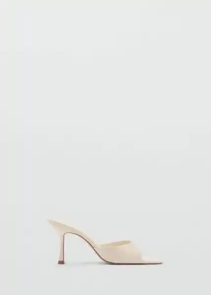 Sandalias Pepyw Blanco Talla 39 Mujer Mango