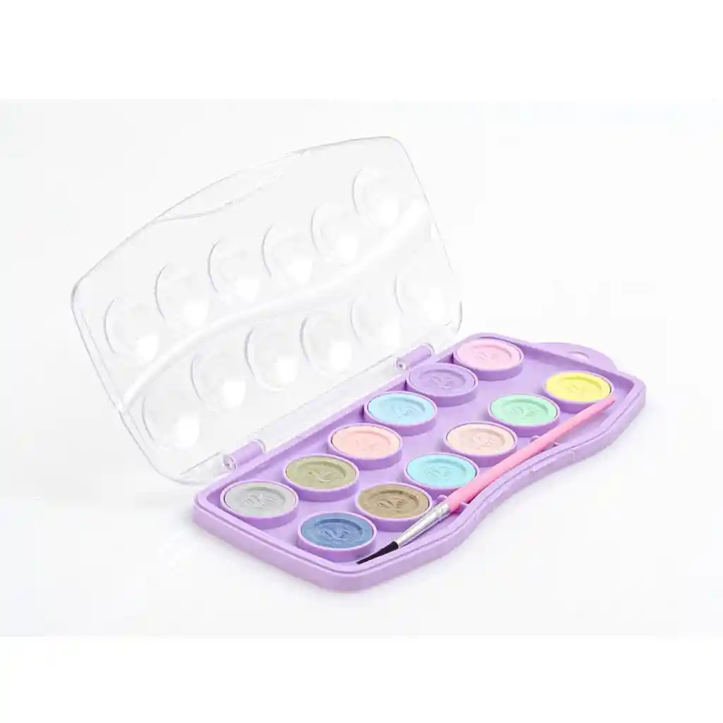 Acuarela Junior Pastel X 12 Mas Pincel Pelikan