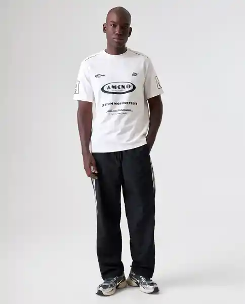 Camiseta Hombre Crudo Talla L 842G090_CRU110605 Americanino