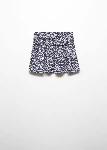 Falda Lia Navy Talla 10 Niñas Mango