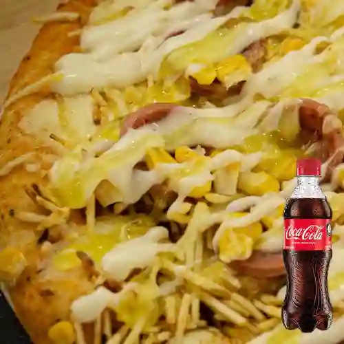Combo Pizza Perro + Coca Cola Original 400 ml