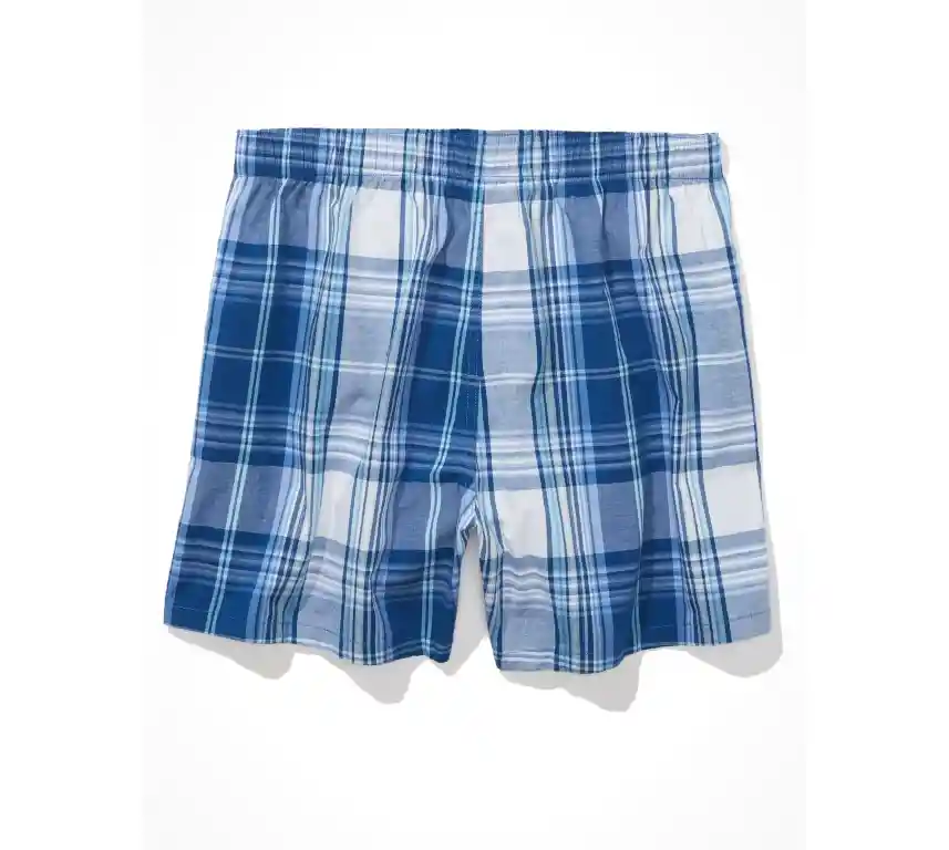 Bóxer Azul Talla Small Hombre American Eagle