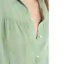  Camisa Free Mujer Verde Escarchado Claro Talla M Naf-Naf 