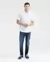 Jean Slim Fit Famous Azul Dark Ultra Oscuro 36 / 32 Chevignon