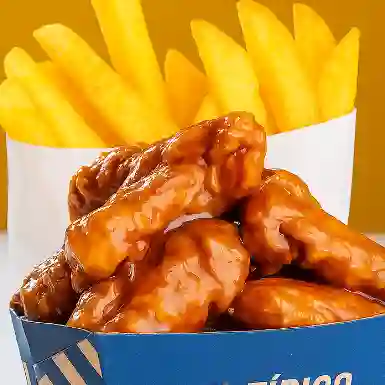 Alitas de Pollo X 16 Piezas con Papa