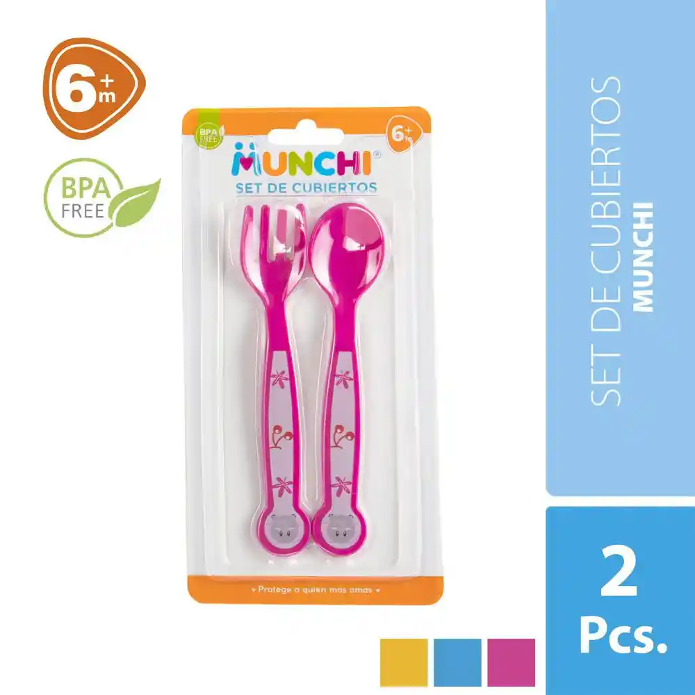 Munchi Set De Cubiertos Bebe X2415001016