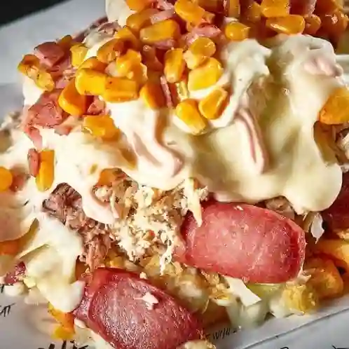 Salchipapas Especial