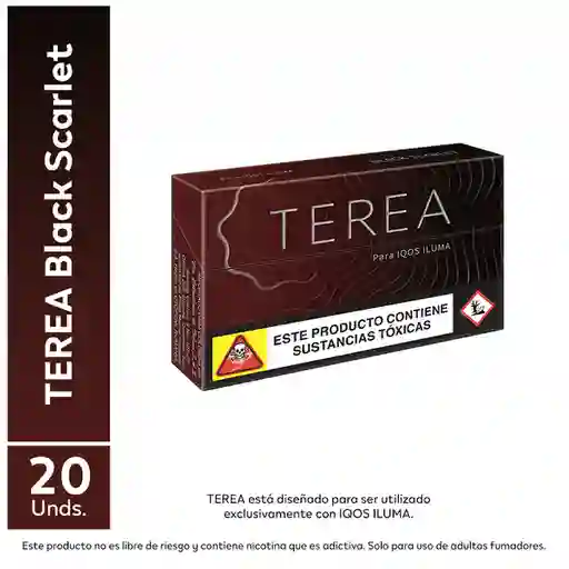 Terea Cigarrillo Black Scarlett x 20 Und