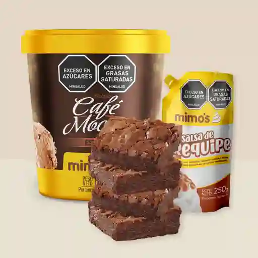 Promo 1 Litro + 4 Top Brownies + 1 Salsa