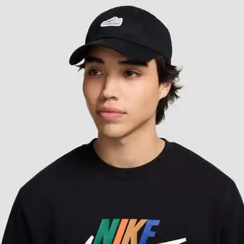 Nike Gorra Club Lifestyle Hombre Negro Talla M/L