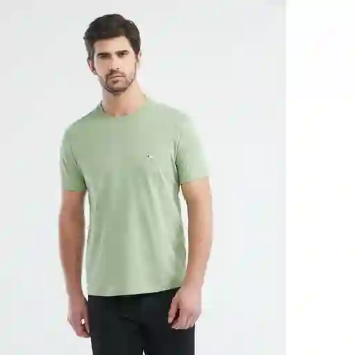 Camiseta Básica Cuello u Hombre Verde Medio Talla Xl Chevignon