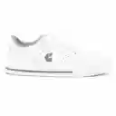 Los Gomosos Tenis Escolar Capra Bajo Unisex Blanco Talla 20