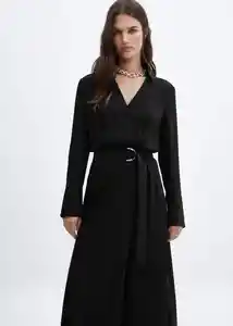 Vestido Sasha Negro Talla XL Mujer Mango